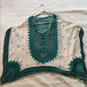 Bohemian poncho/cover up